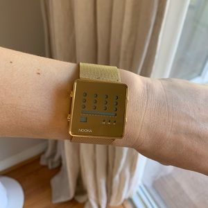 Gold NOOKA watch